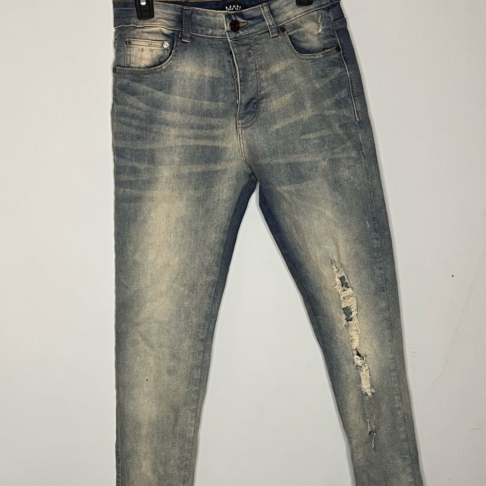 Mens skinny jeans waist size 34 - Picture 2 of 3